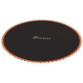 Trampoline Replacement Mat, Fits 14' Trampoline w/ 80 V-Hooks & 5.5" Springs (Spring & Frame not Included), Orange (Option: Orange-560x460x110 mm)